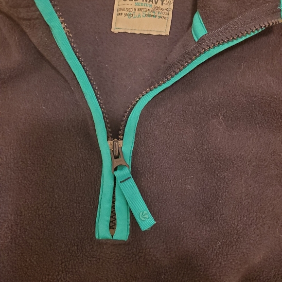 Old Navy fleece 1/4 zip lds pullover top sz M - Picture 5 of 8